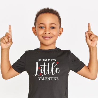 Mommy's Little Valentine Funny Kids Valentine's Day T-Shirt