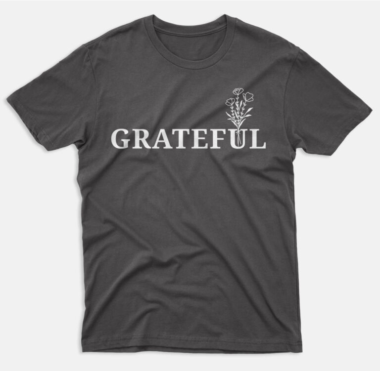 Grateful Namaste Botanical Spiritual Saying