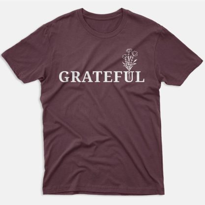 Grateful Namaste Botanical Spiritual Saying