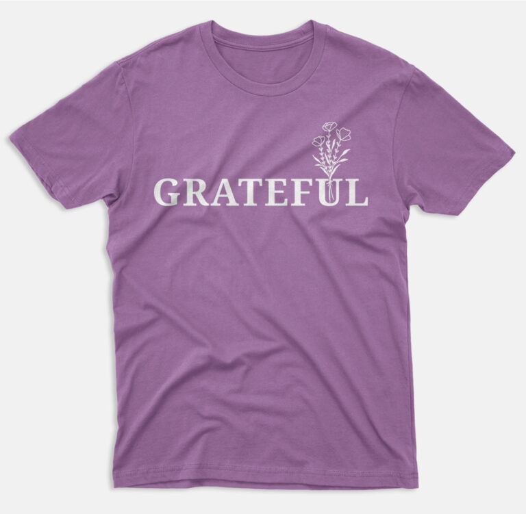 Grateful Namaste Botanical Spiritual Saying