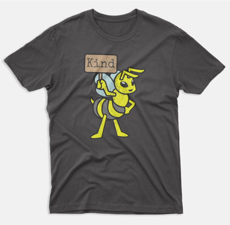 Retro Bee Kind Vintage Graphic Kindness T-Shirt