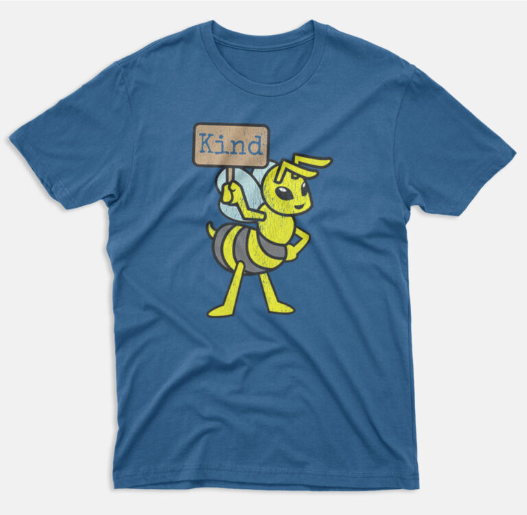 Retro Bee Kind Vintage Graphic Kindness T-Shirt