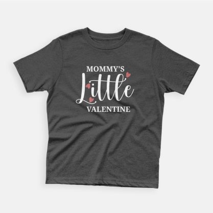 Mommy’s Little Valentine Funny Kids Valentine’s Day T-Shirt