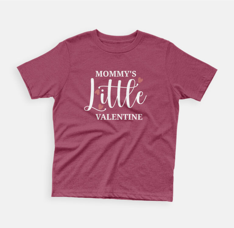 Mommy's Little Valentine Funny Kids Valentine's Day T-Shirt